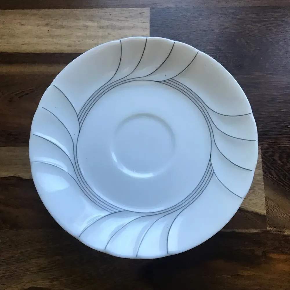 Vintage Mikasa Fine China Saucer Plates Set of 6 Fleetwood L9708 Made in Japan